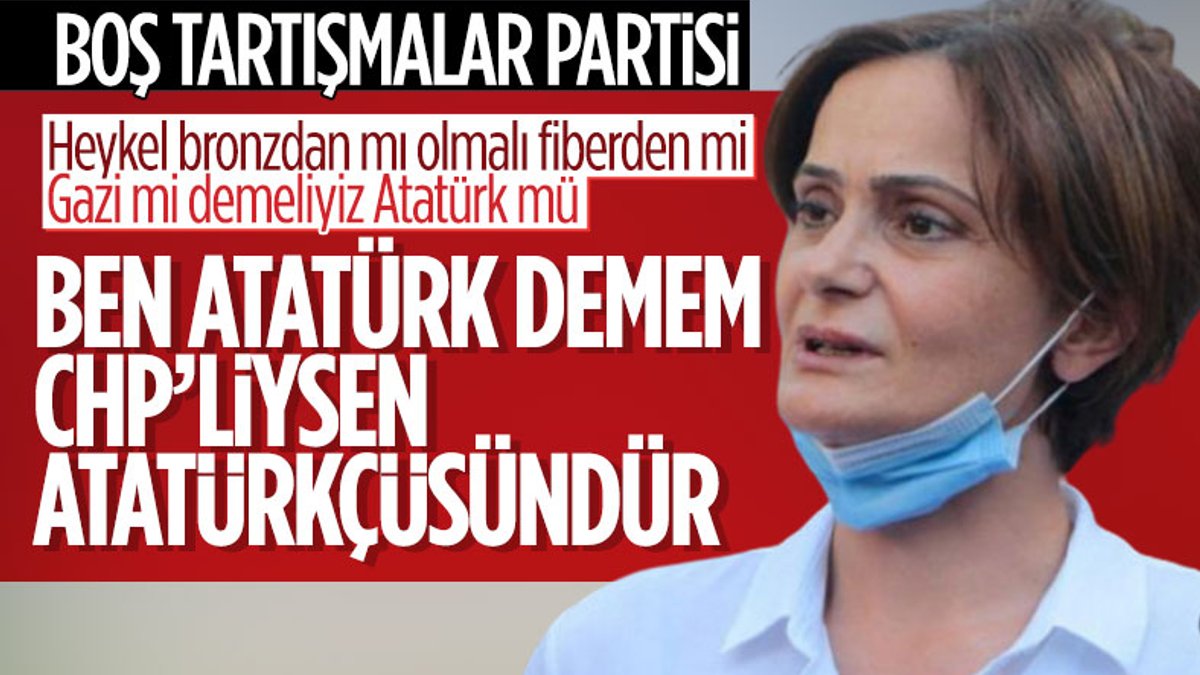 Canan Kaftancıoğlu, Atatürk tartışmalarıyla CHP'nin bölünemeyeceğini söyledi