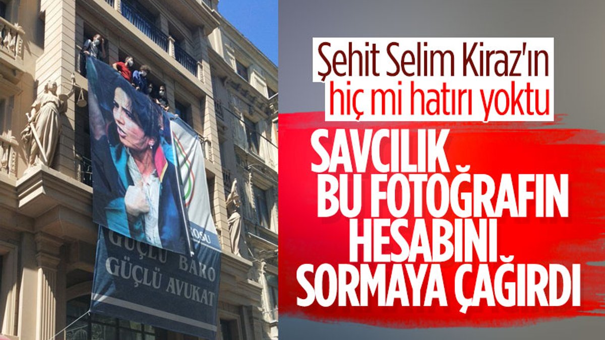 Cumhuriyet Başsavcılığı, İstanbul Barosu'na pankart soruşturması başlattı