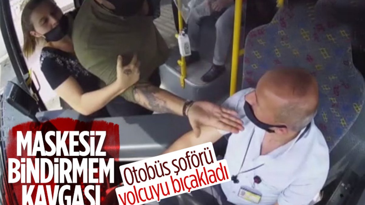 Bursa'da halk otobüsü şoförü maske tartışmasında yolcuyu bıçakladı