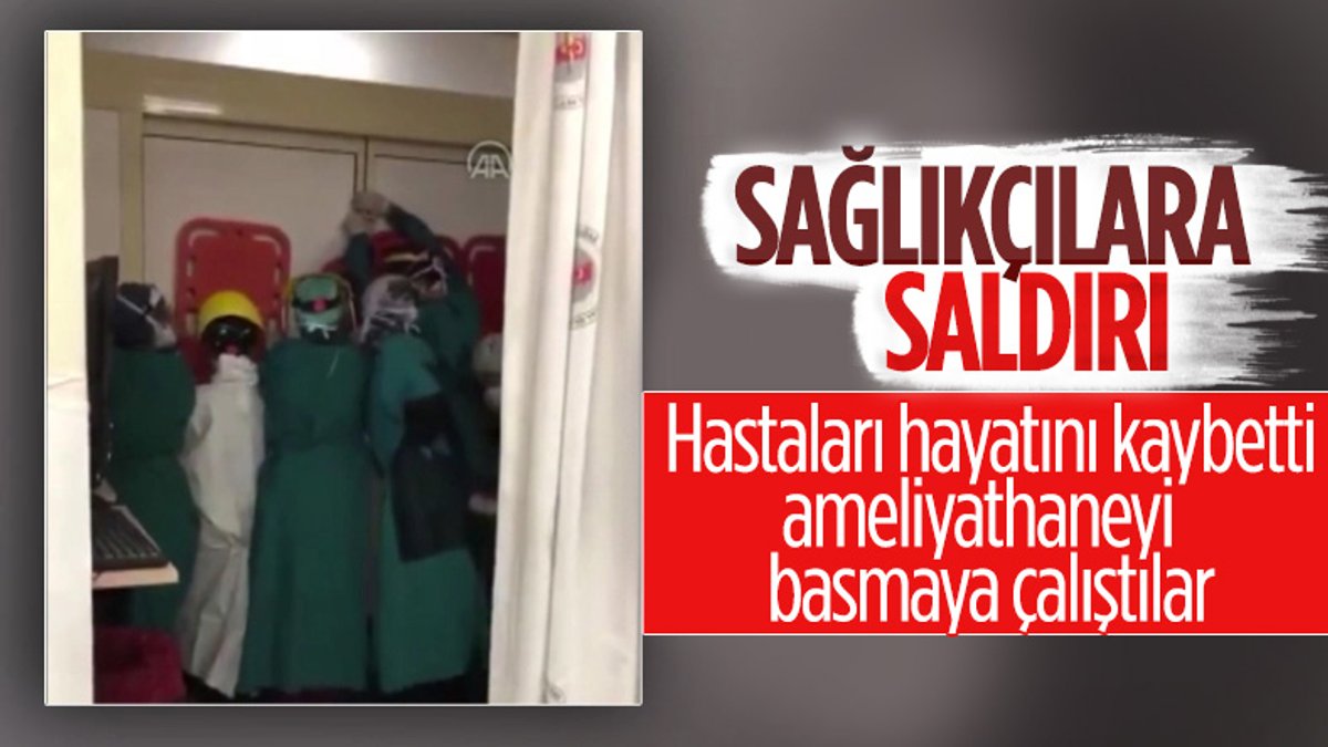 Ankara'da silahlı kavgada ölen kişinin yakınları sağlık çalışanlarına saldırdı