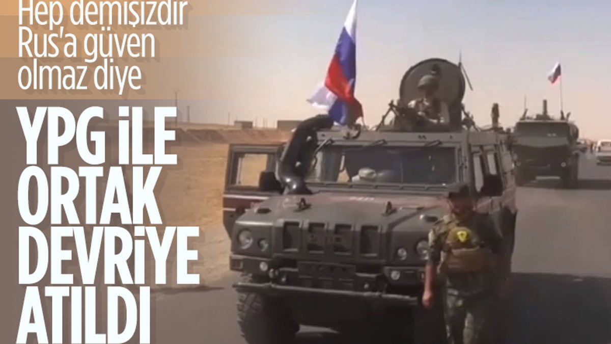 Rusya ile YPG'den ortak devriye