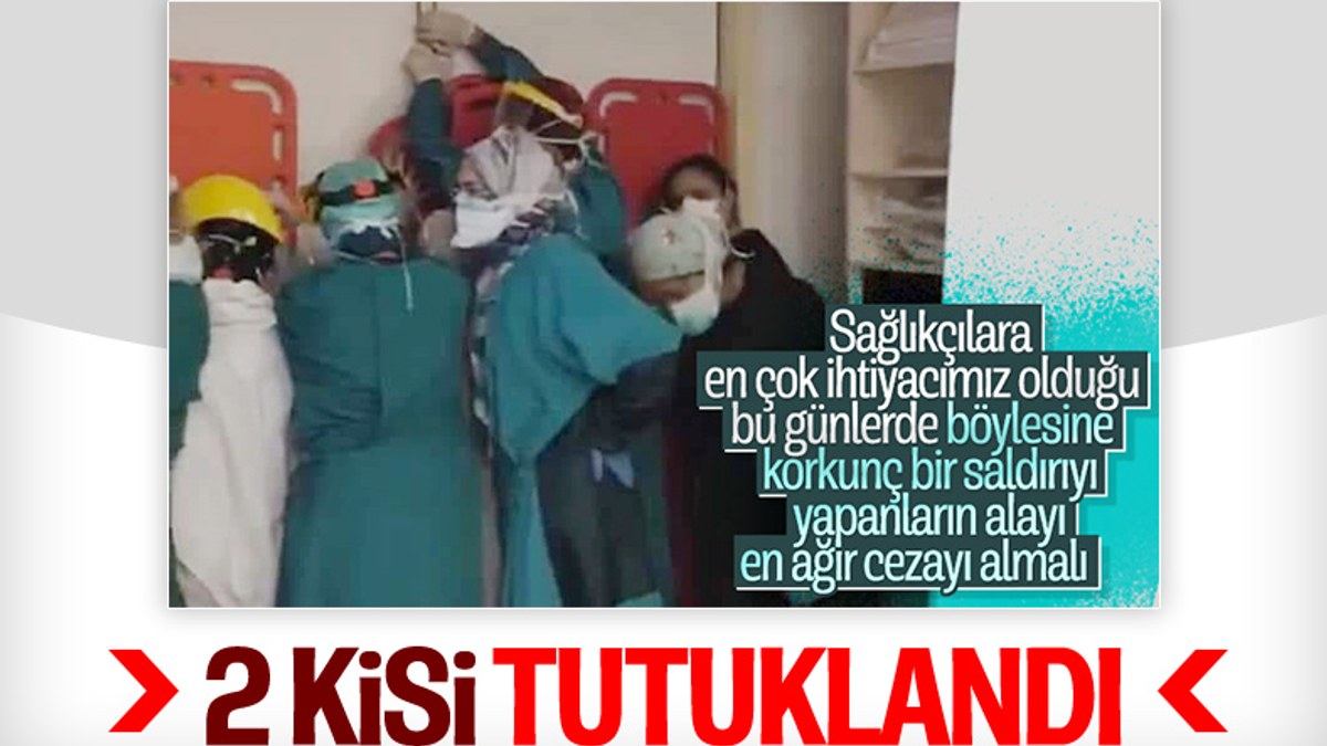 Ankara'da sağlık çalışanlarına saldıran şahıslardan 2'si tutuklandı