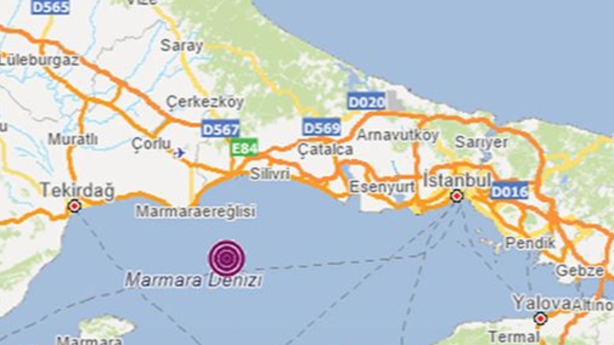 Marmaraereğlisi'nde deprem sonrası olumsuzluk bildirilmedi