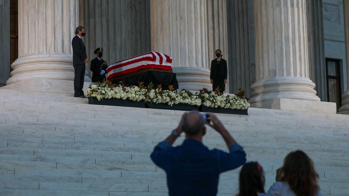ABD Yüksek Mahkemesi Yargıcı Ginsburg için cenaze töreni