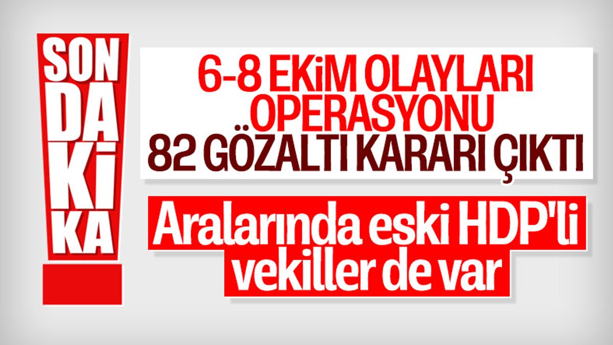 Ankara Cumhuriyet Başsavcılığı 82 kişi için gözaltı kararı verdi