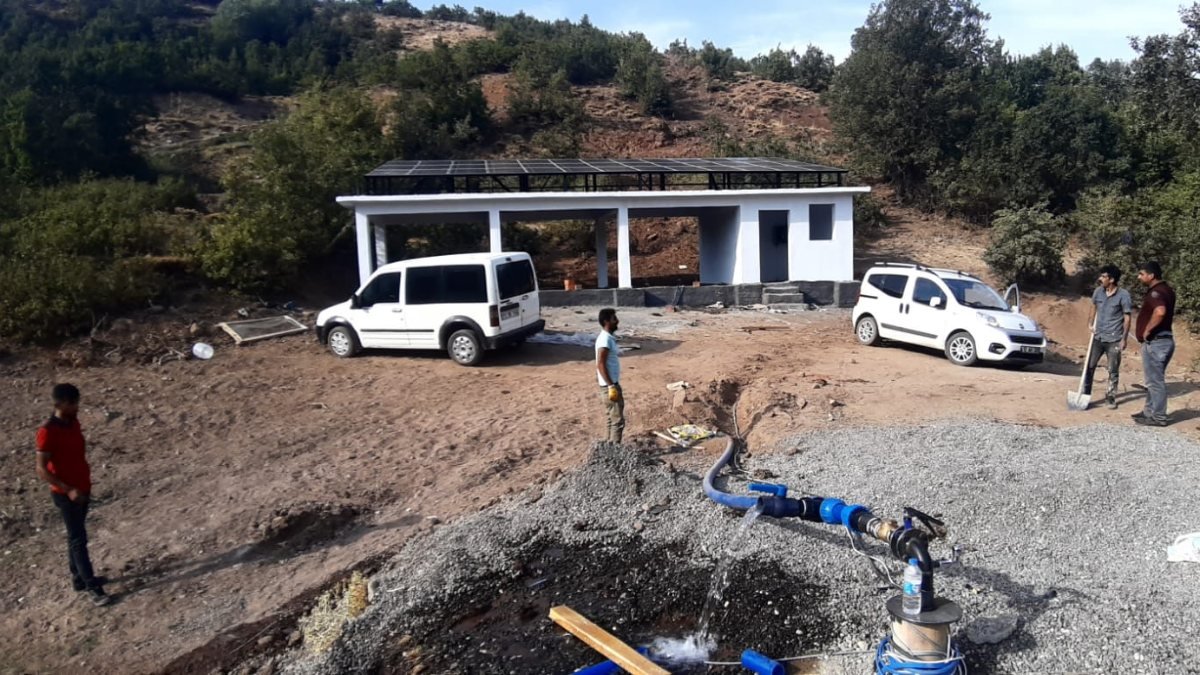 Bingöl'de 3 köye güneş enerji sistemli sondaj çalışması yapıldı