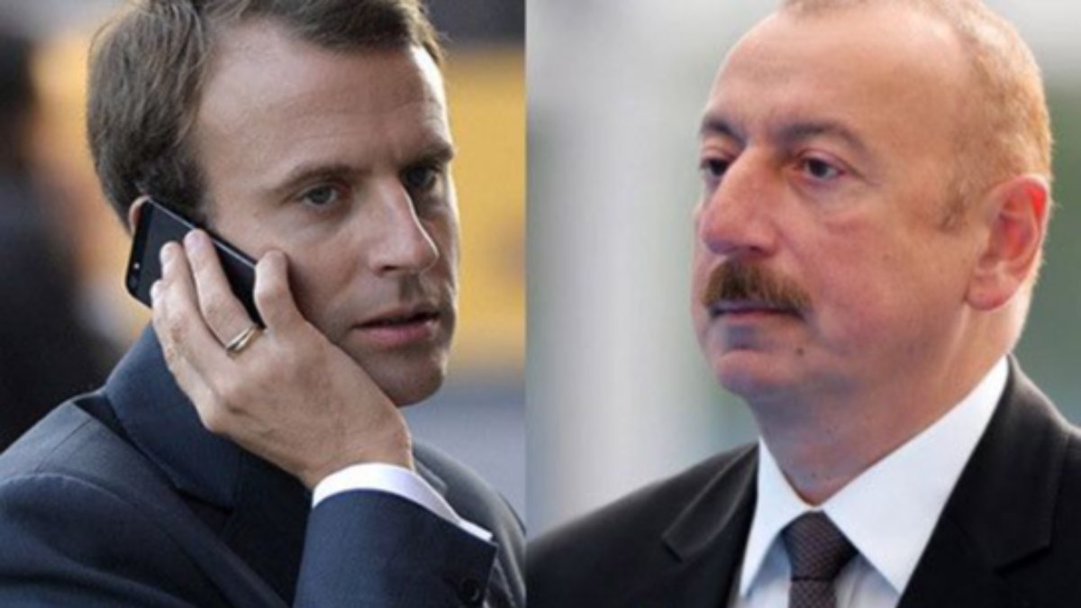 Aliyev ve Macron, Ermenistan ile Azerbaycan arasındaki çatışmaları görüştü