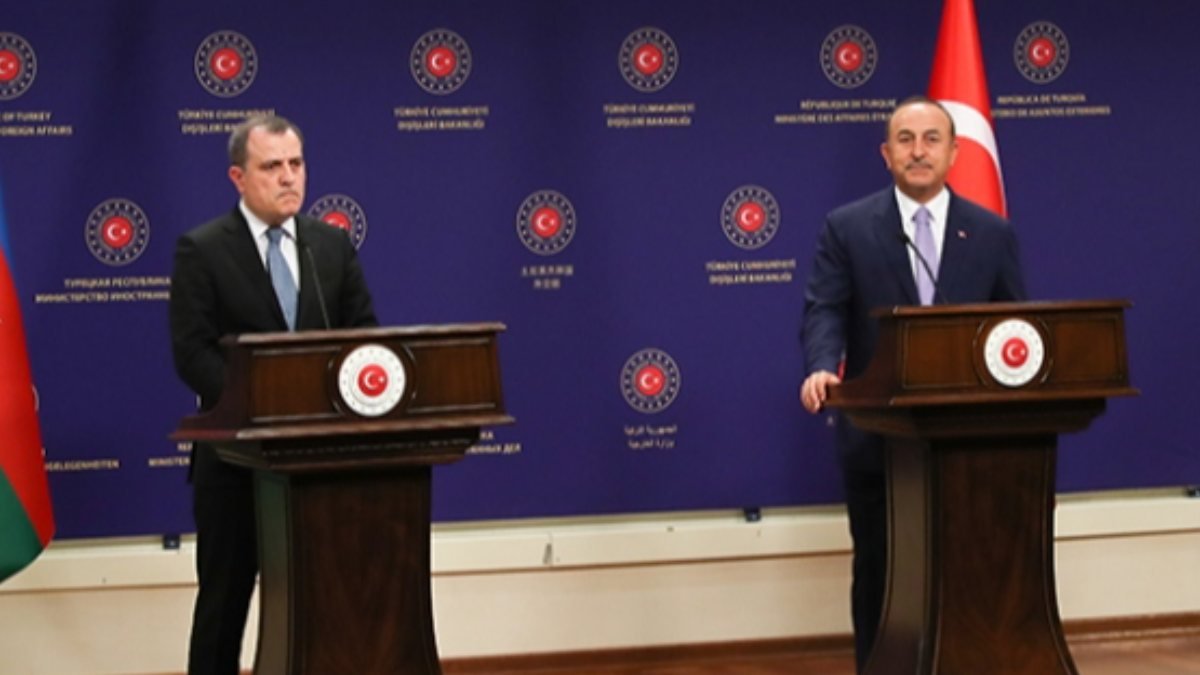 Dışişleri Bakanı Mevlüt Çavuşoğlu, Azerbaycanlı mevkidaşı Bayramov ile görüştü