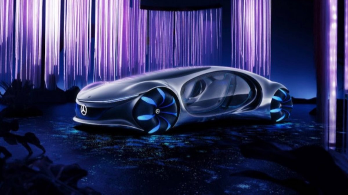 Mercedes'in etkileyici otomobili Vision AVTR test edildi