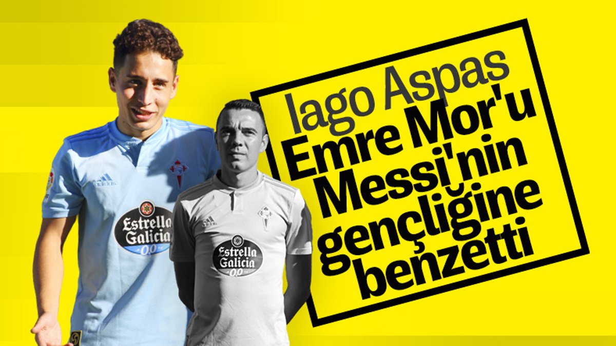 Iago Aspas: Emre Mor, Messi'nin gençliğini anımsatıyor