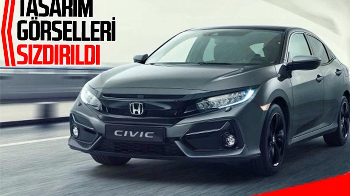 Yeni Honda Civic'in tasarım görselleri sızdırıldı