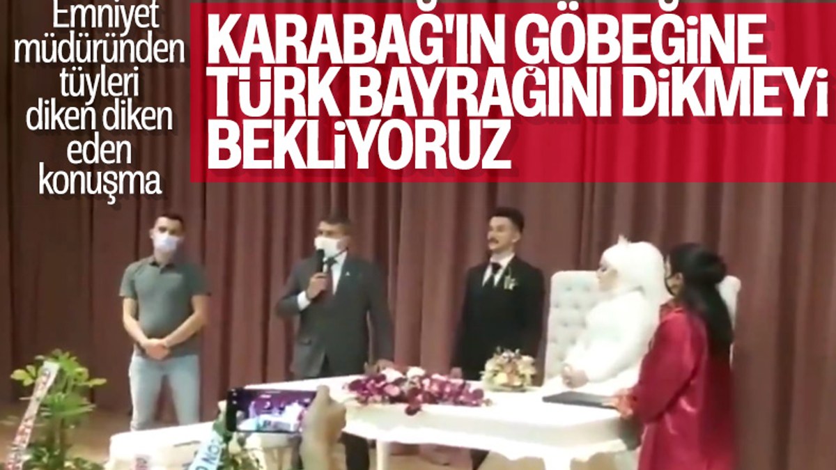 Trabzon Emniyet Müdürü Metin Alper'in Karabağ konuşması