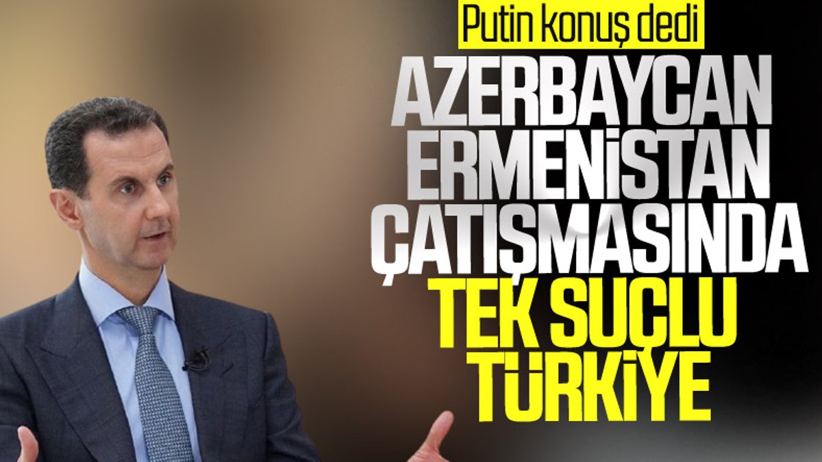 Esad'ın danışmanı Azerbaycan-Ermenistan çatışmasından Türkiye'yi suçladı