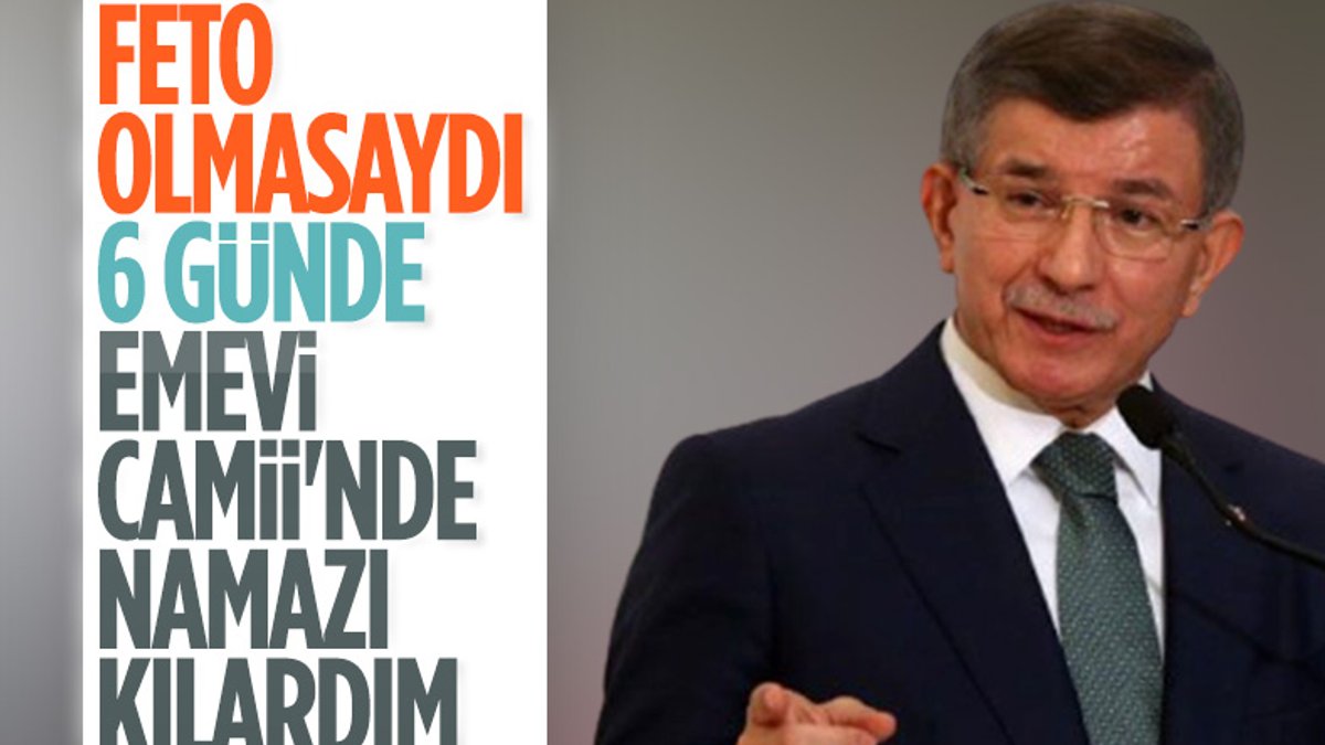 Ahmet Davutoğlu Türkiye'nin Suriye politikasını değerlendirdi