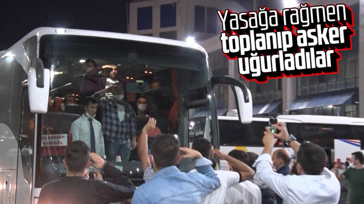 İstanbul'da yasağa rağmen asker uğurlama eğlenceleri yapıldı