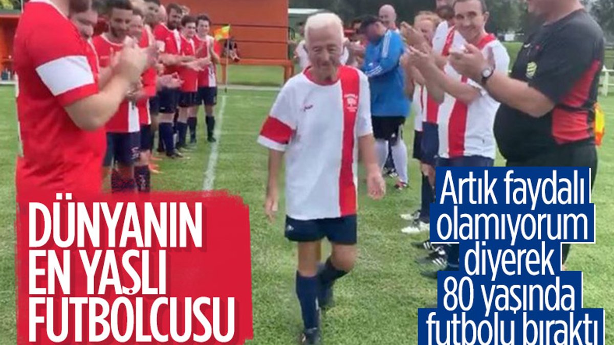 Peter Webster, 80 yaşında futbolu bıraktı