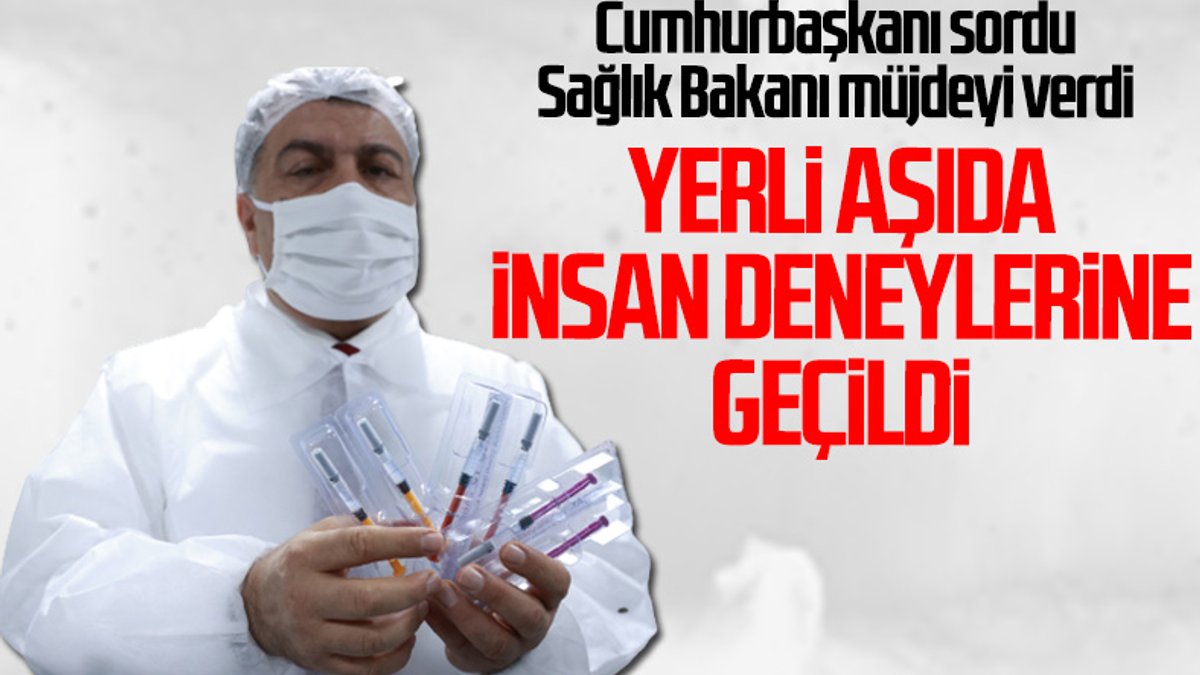 Cumhurbaşkanı Erdoğan, Fahrettin Koca'yla aşı çalışmalarını görüştü