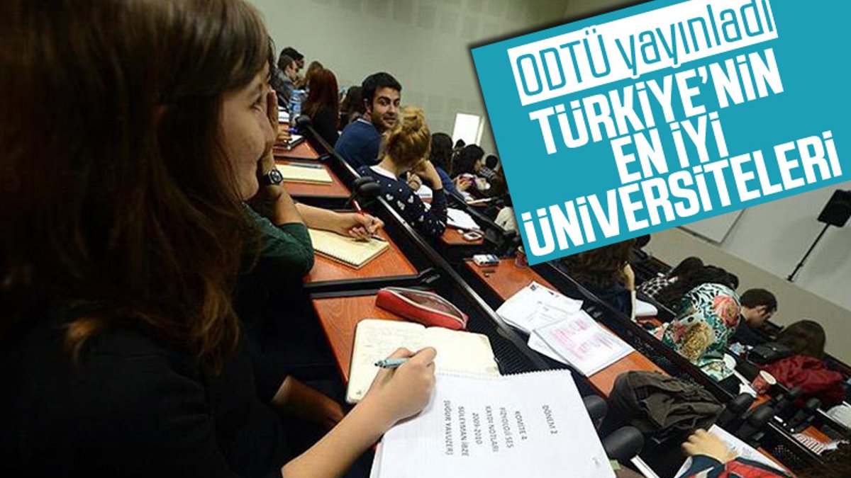 ODTÜ'den Türkiye'nin en iyi üniversiteleri araştırması