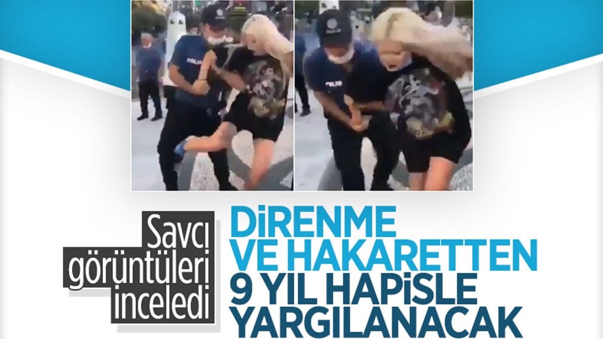 Kadıköy'de maske takmayıp polisle tartışan Rana Batı'ya 9 yıl 4 ay ceza istendi