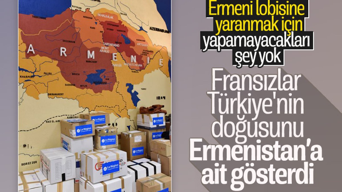 Fransızlardan skandal Ermenistan haritası paylaşımı
