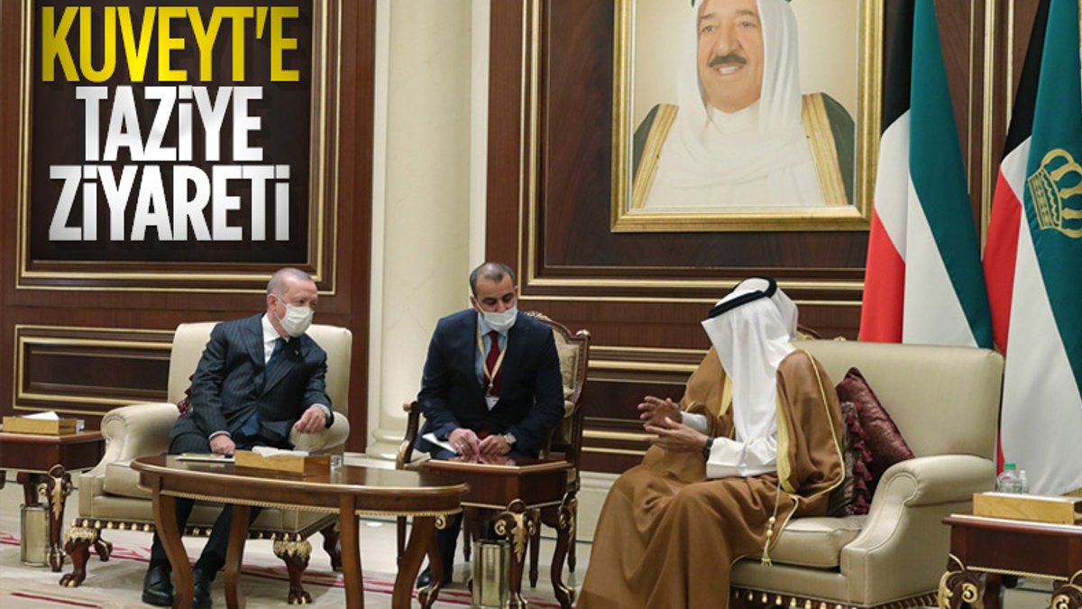 Cumhurbaşkanı Recep Tayyip Erdoğan, Kuveyt Emiri'ne taziyelerini iletti