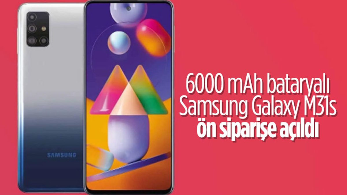 Dev bataryalı Samsung Galaxy M31s modelinin Türkiye fiyatı belli oldu