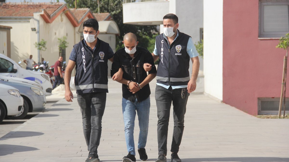 Adana’da kayınbiraderini öldüren zanlı hastane çıkışı tutuklandı