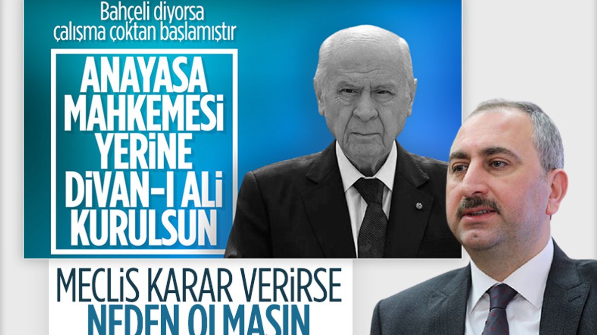Adalet Bakanı Abdulhamit Gül'den 'AYM düzenlemesi' açıklaması