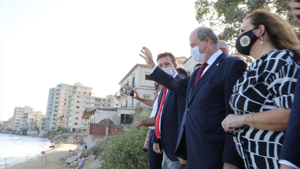 KKTC Başbakanı Ersin Tatar, Maraş'ı ziyaret etti