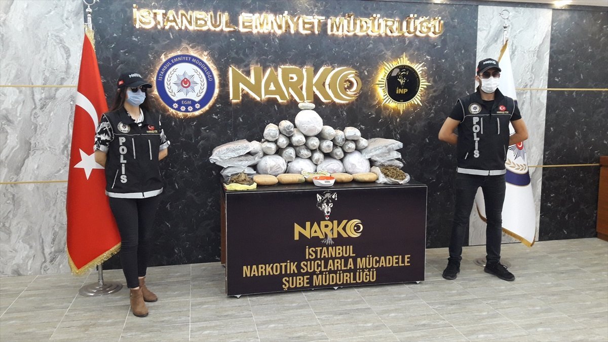 İstanbul'da uyuşturucu operasyonu: 50 kilo bulundu