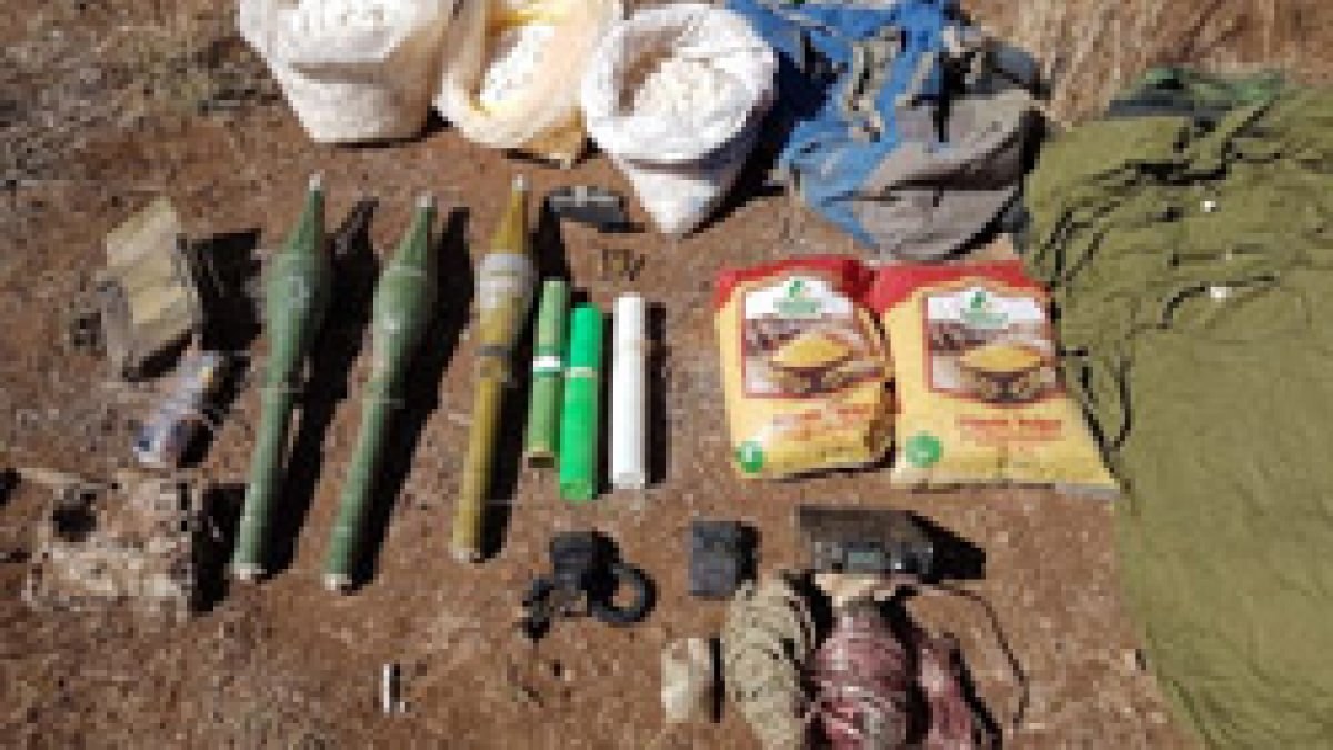 Van'da teröristlere ait antitank mühimmatı bulundu