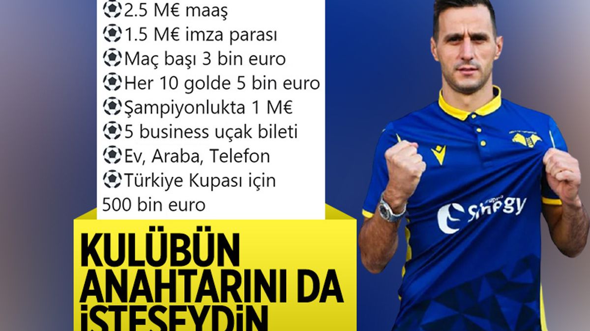 Nikola Kalinic'in istekleri Beşiktaş çıldırttı