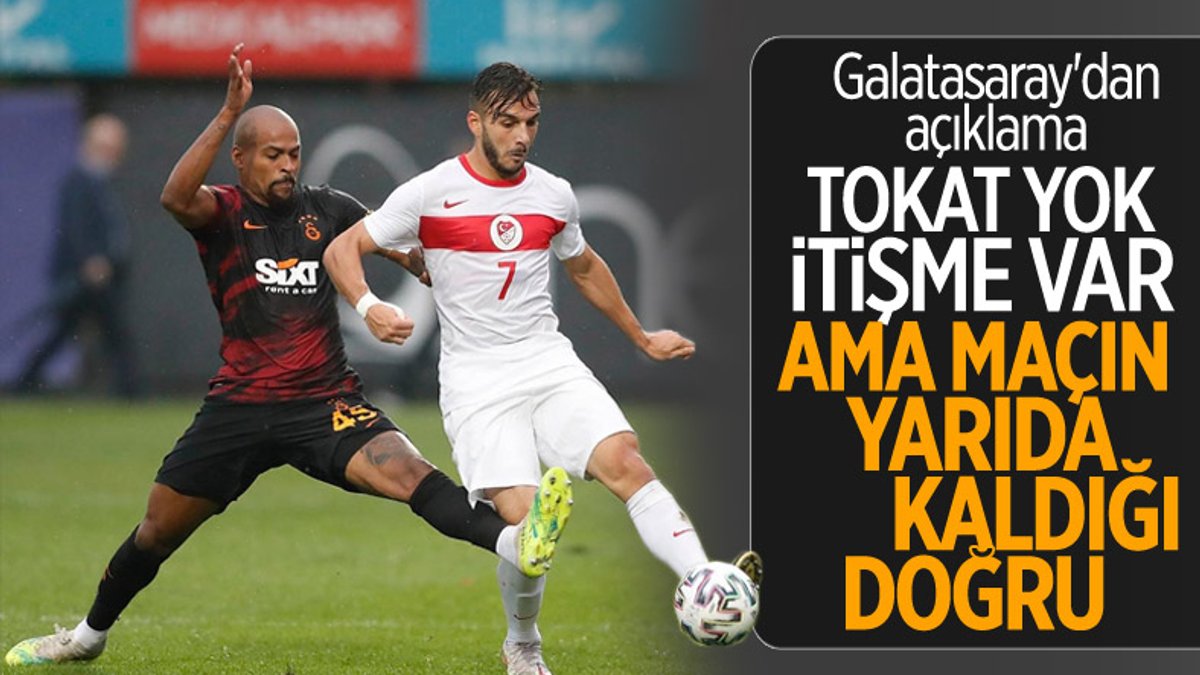 Marcao ümit milli futbolcu Halil Dervişoğlu'na tokat attı