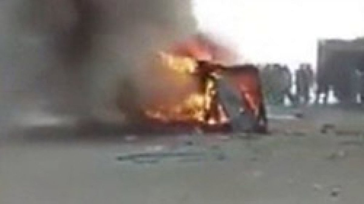 Mısır’da minibüste yangın: 5 ölü 7 yaralı