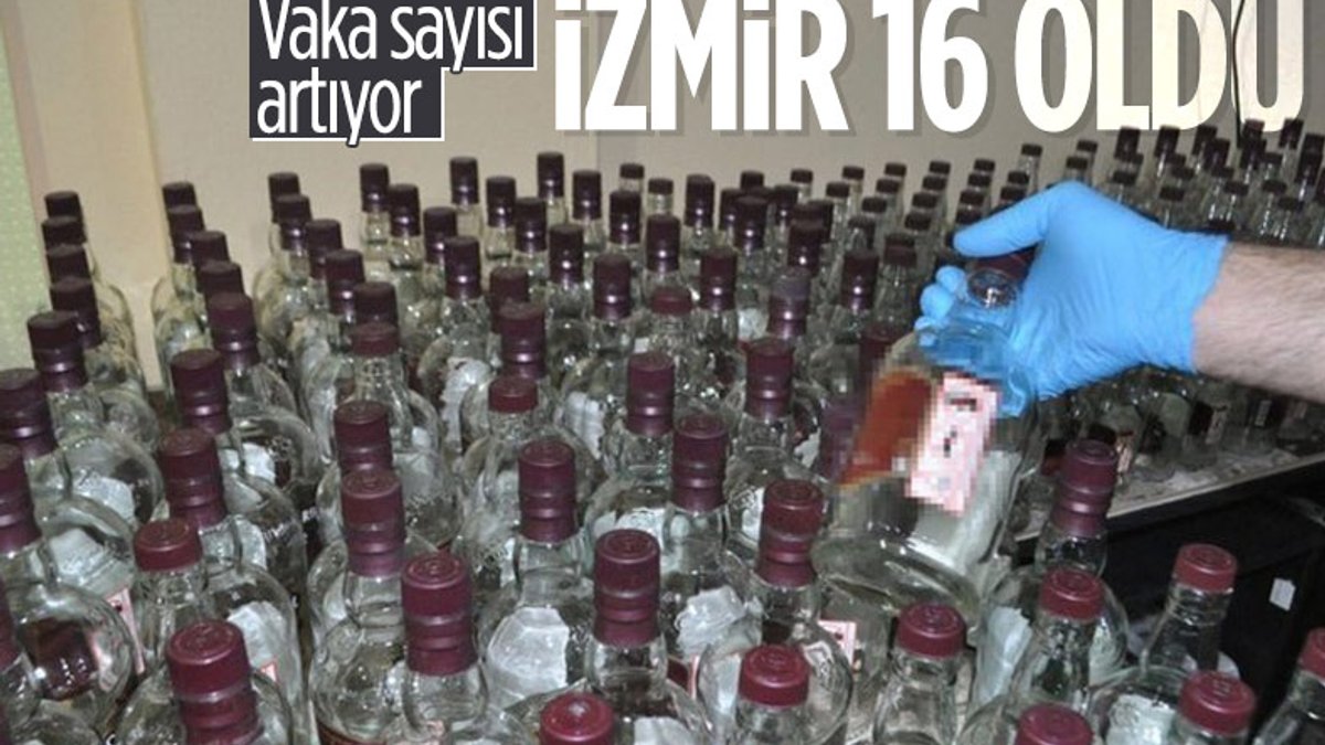 İzmir'de sahte içkiden ölenlerin sayısı yükseliyor