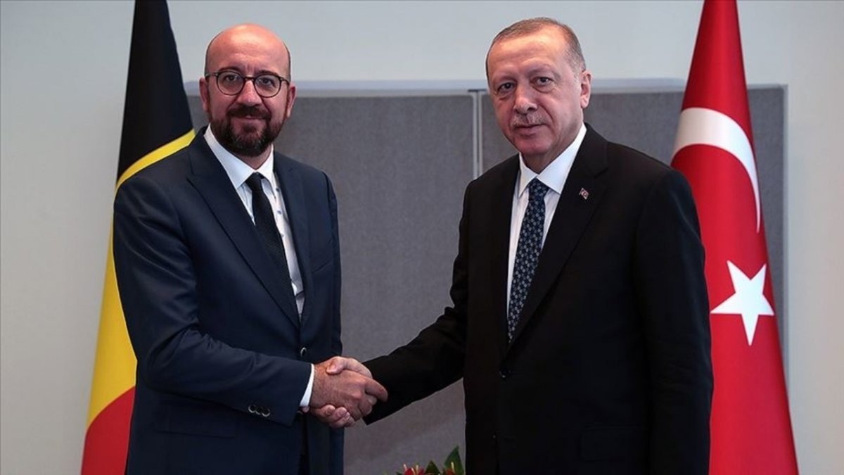 Cumhurbaşkanı Erdoğan, AB Konseyi Başkanı Michel'le görüştü