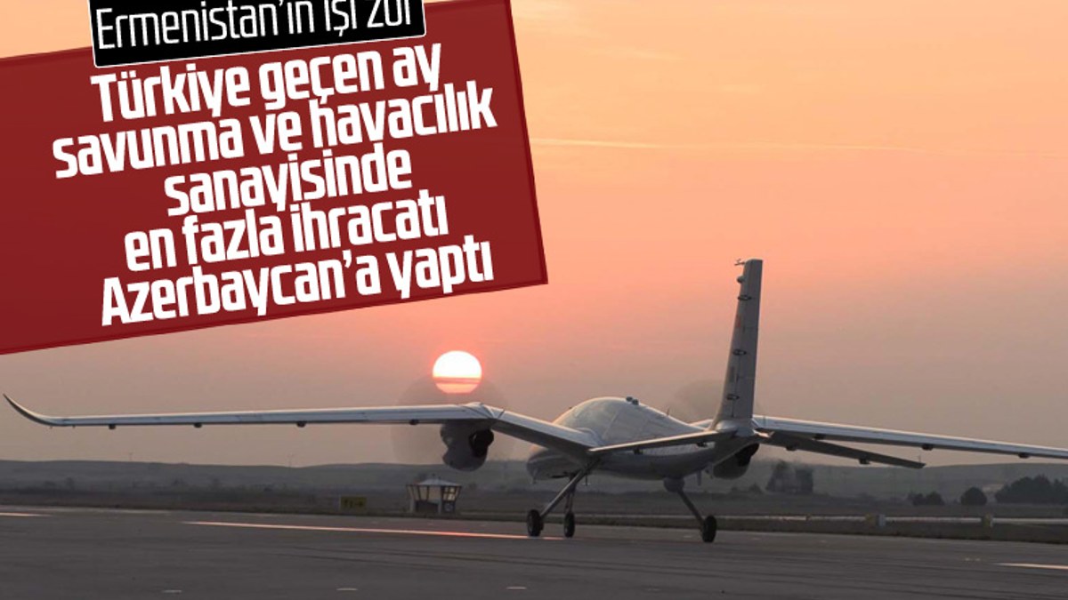 Savunma ve havacılık sanayi ihracatında en büyük pay Azerbaycan'ın