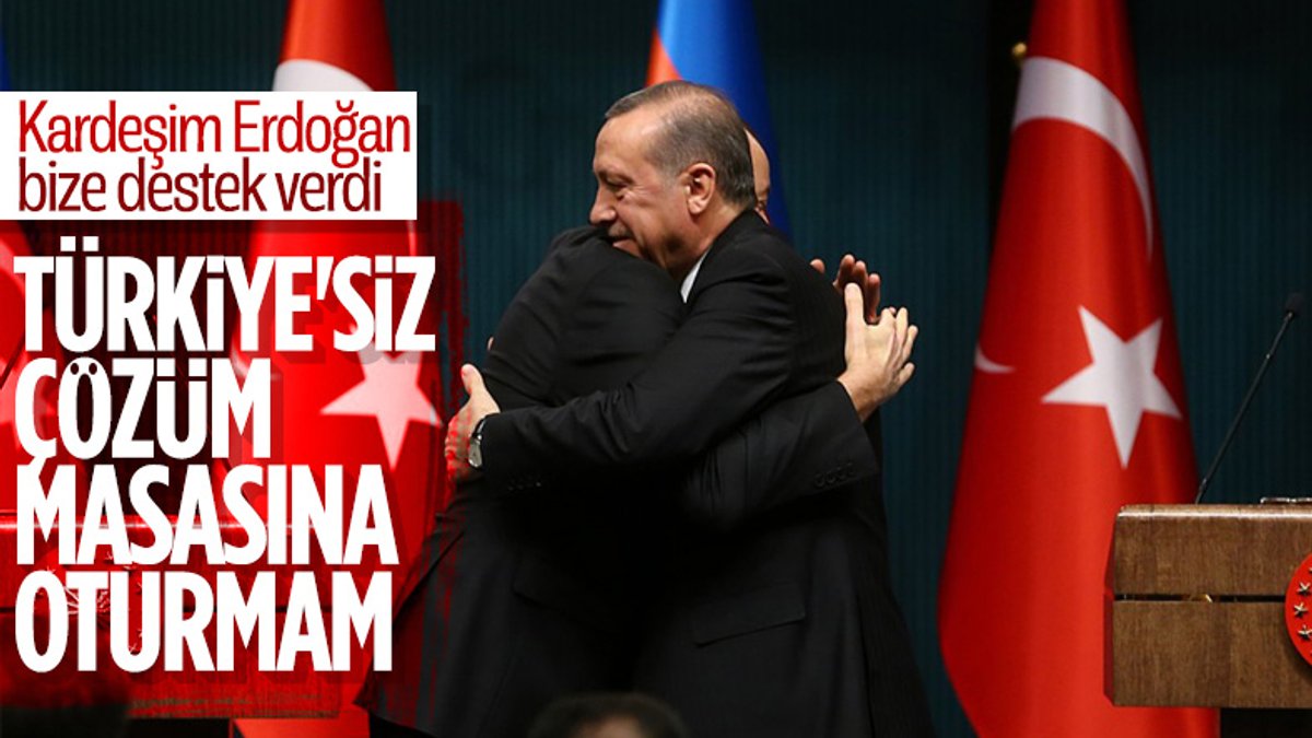 Azerbaycan Cumhurbaşkanı İlham Aliyev: Türkiye, bu sorunun çözümünde mutlaka olmalı