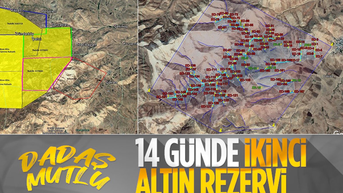Erzurum'da ikinci altın rezervi bulundu
