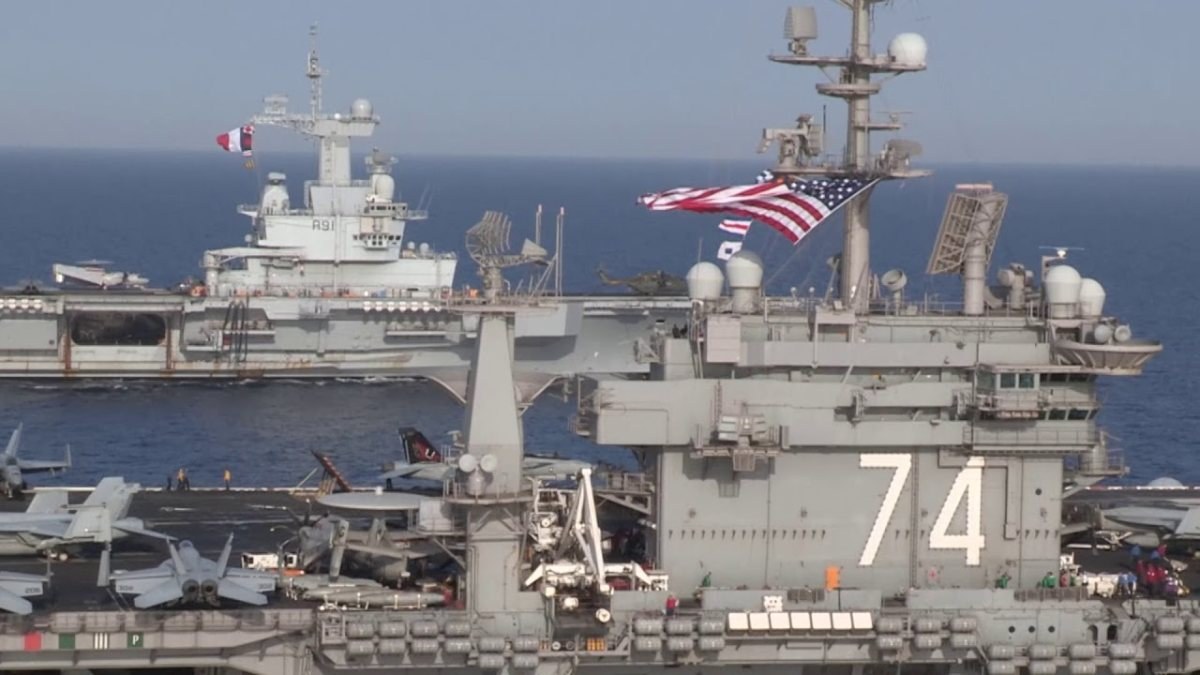 ABD ve Fransa, Doğu Akdeniz'de ortak tatbikat yaptı