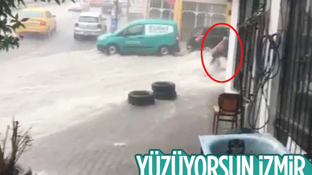 İzmir'de sel sularına kapılan Azerbaycanlı kadın