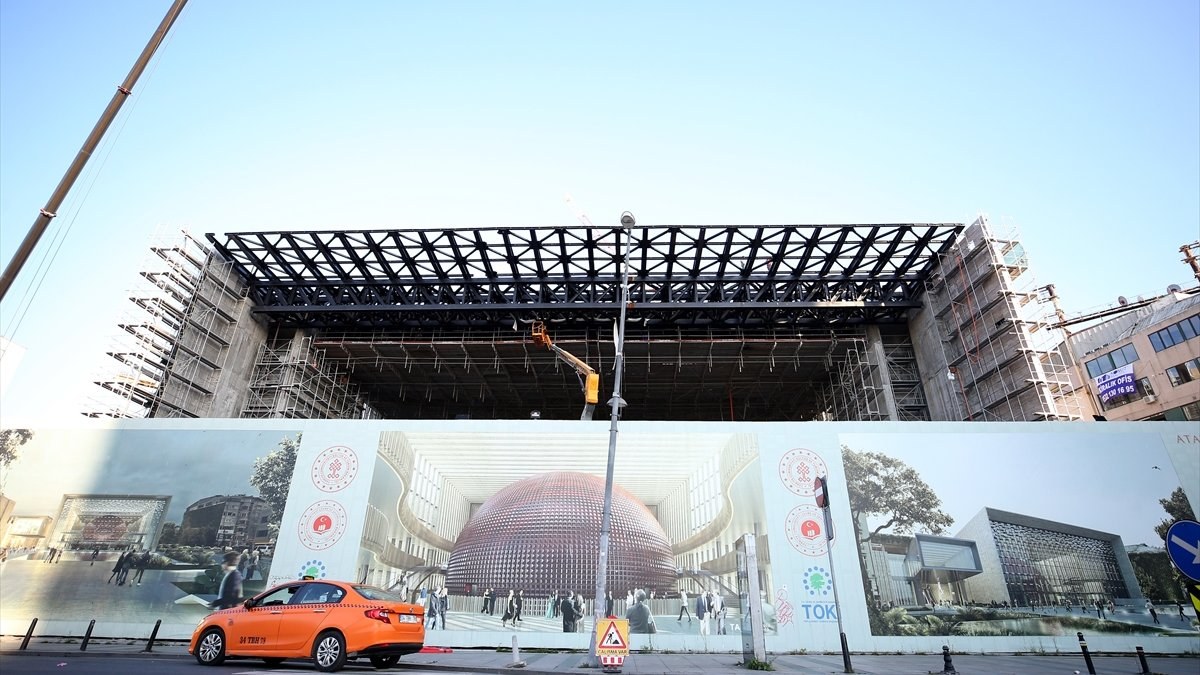 Atatürk Kültür Merkezi'nin inşaatının yüzde 70'i tamamlandı