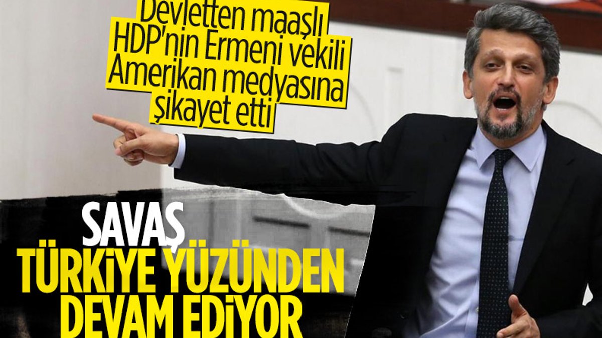 Garo Paylan, Azerbaycan'ı destekleyen Türkiye'yi ABD'ye şikayet etti