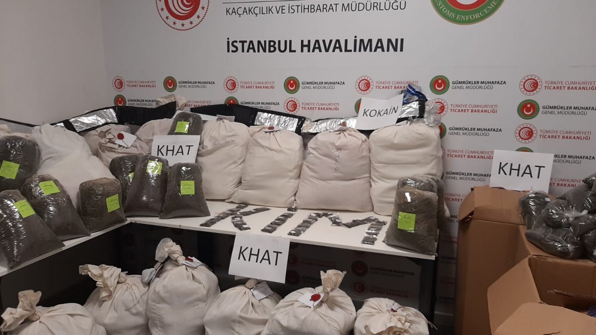 İstanbul Havalimanı'nda 420 kilogram uyuşturucu yakalandı