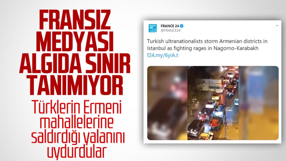 France 24 Türkiye ile ilgili yalan haber paylaştı