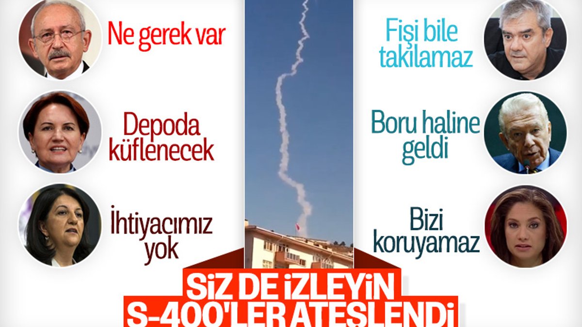 Sinop’ta S-400 hava savunma sistemi füzesi ilk kez ateşlendi