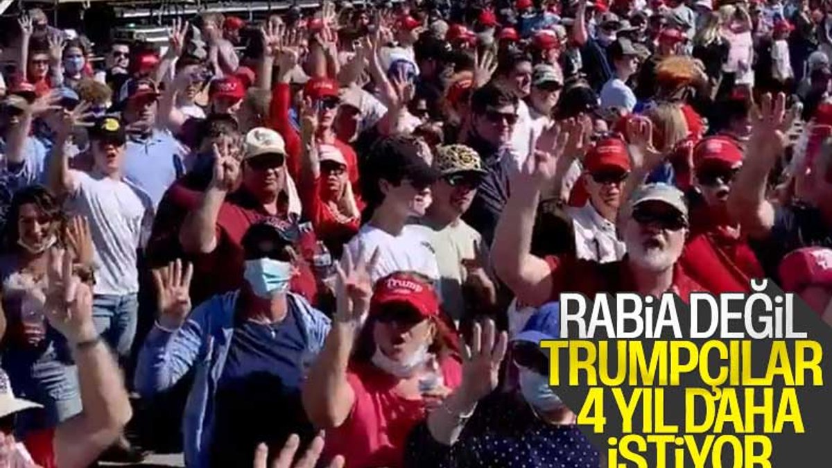 Trump destekçileri '4 yıl daha' sloganı attı