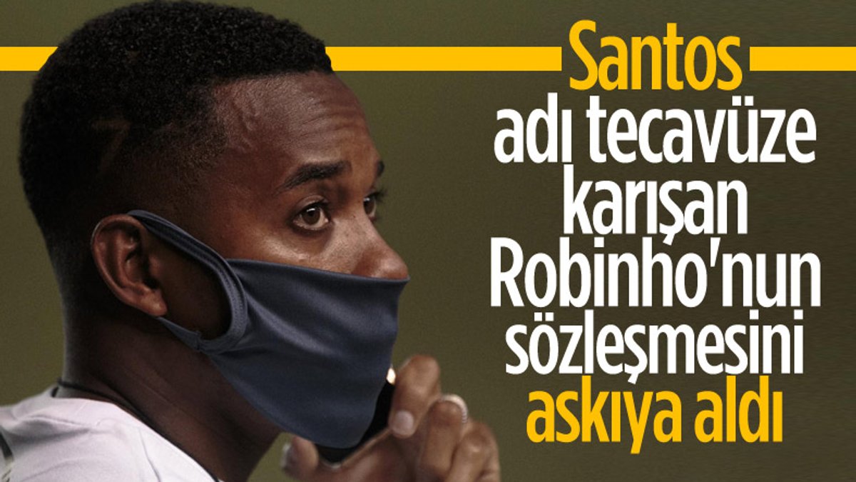 Santos, Robinho'nun sözleşmesini askıya aldı