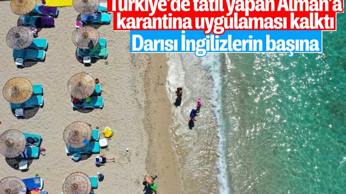 Almanya, Türkiye’de tatil yapanları karantinadan muaf tutma kararı aldı