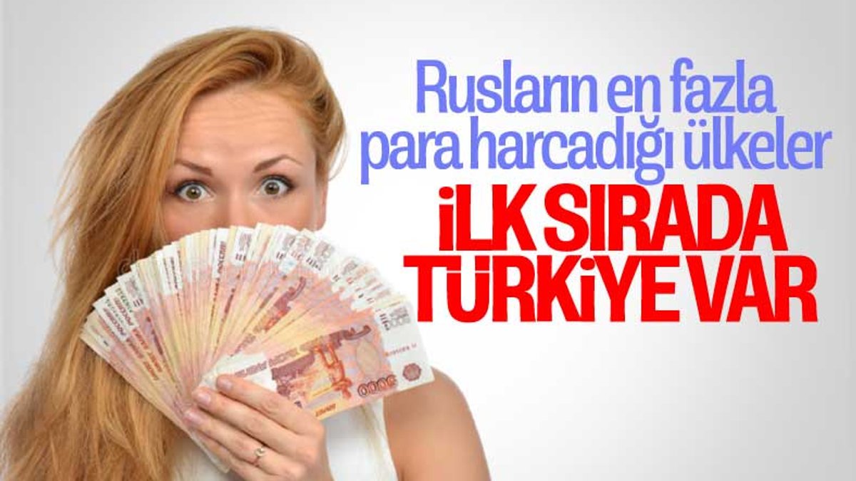 Rus turistlerin en çok harcama yaptığı ülke Türkiye oldu